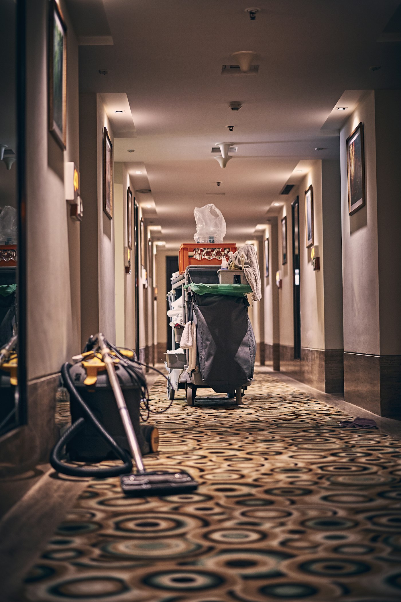 Housekeeping and cleaning team