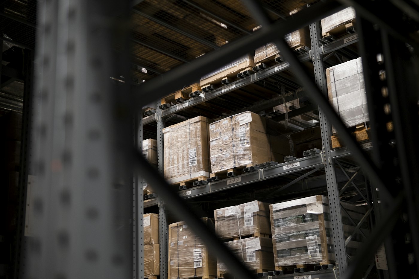 Event equipment warehouse and storage
